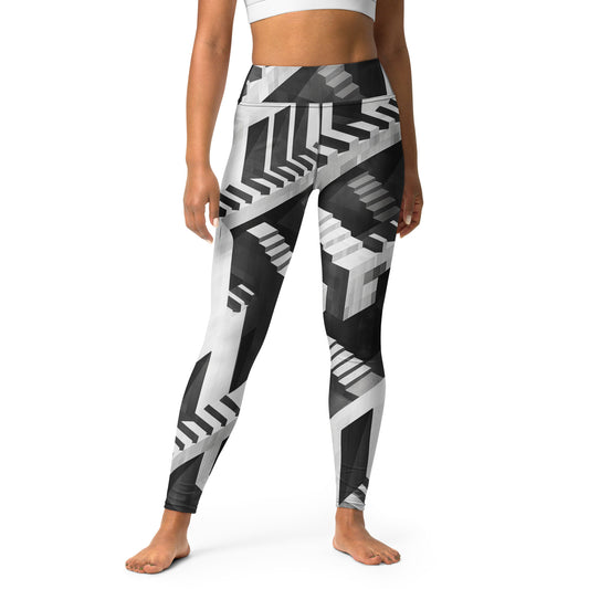 Escher's Illusion Yoga Leggings