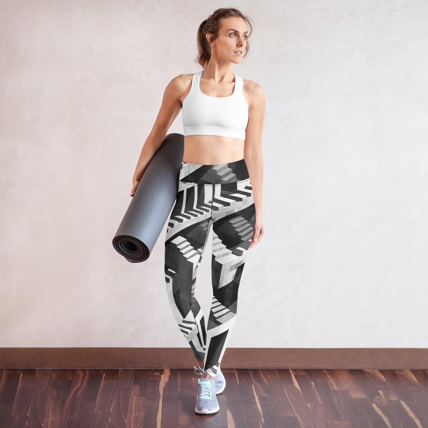 Escher's Illusion Yoga Leggings