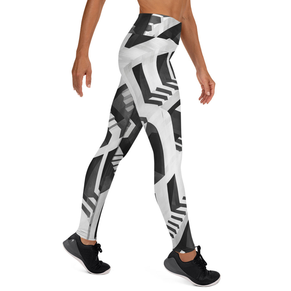 Escher's Illusion Yoga Leggings